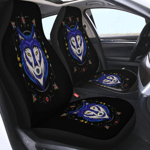 Blue Wolf Bandana SWQT3477 Car Seat Covers