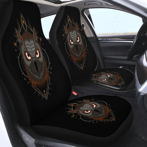 Image of Dark Owl Dreamcatcher SWQT3480 Car Seat Covers