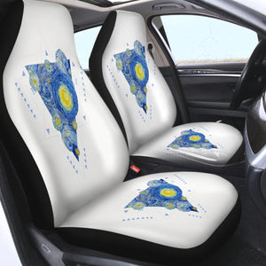 Van Gogh Art Triangle SWQT3585 Car Seat Covers