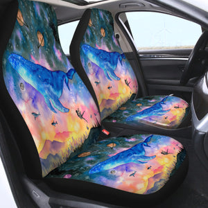 Big Whale on Galaxy SWQT3591 Car Seat Covers