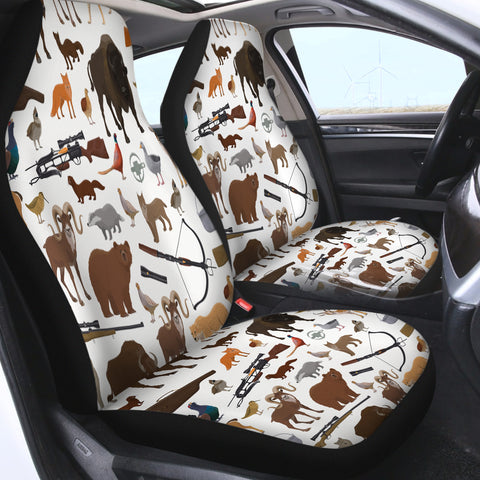 Image of Forest Animal Hunter SWQT3595 Car Seat Covers