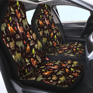 Forest Animals SWQT3599 Car Seat Covers