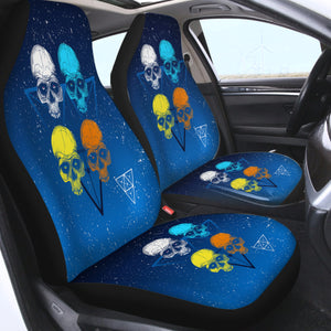 Four Skull Triangle SWQT3612 Car Seat Covers