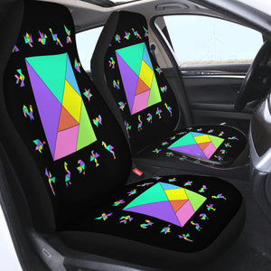 Animals in Shape SWQT3613 Car Seat Covers