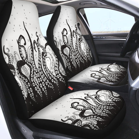 Image of B&W Octopus's Tentacles SWQT3654 Car Seat Covers