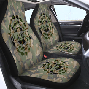 Blanket Logo Camo SWQT3655 Car Seat Covers