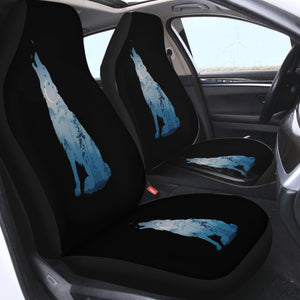 Night Forest Wolf SWQT3673 Car Seat Covers