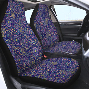 Dark Blue Mandala SWQT3675 Car Seat Covers