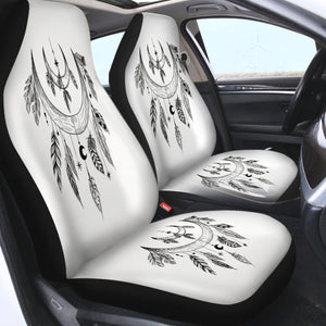 Half-Moon Dreamcatcher SWQT3682 Car Seat Covers