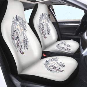 Female Dreamcatcher Horse Sketch SWQT3694 Car Seat Covers