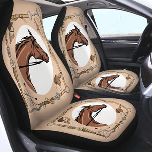 Riding Horse Draw SWQT3699 Car Seat Covers