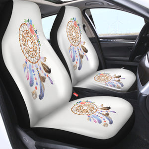 Pastel Floral Dreamcatcher SWQT3701 Car Seat Covers