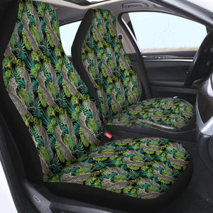Jagua Palm Leaves SWQT3738 Car Seat Covers