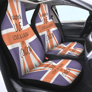 United Kingdom Flag SWQT3800 Car Seat Covers