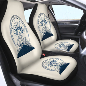 Vintage Navy Copass Forest SWQT3801 Car Seat Covers