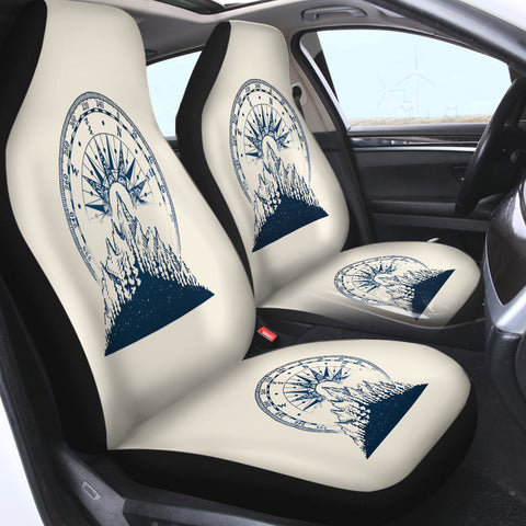 Image of Vintage Navy Copass Forest SWQT3801 Car Seat Covers