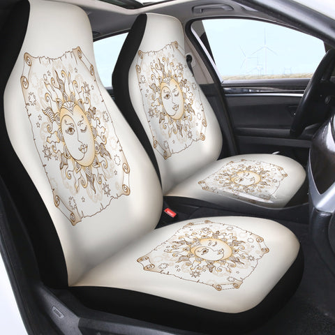 Image of Vintage Sun Face Craft SWQT3862 Car Seat Covers