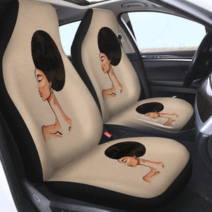 Beautiful Afro Lady SWQT3865 Car Seat Covers