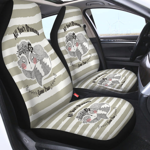 Image of All Your Dreams Come True Fox SWQT3876 Car Seat Covers