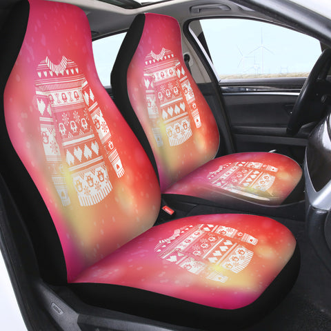Image of Aztec Stripes Sweatshirt Pink Theme SWQT3925 Car Seat Covers
