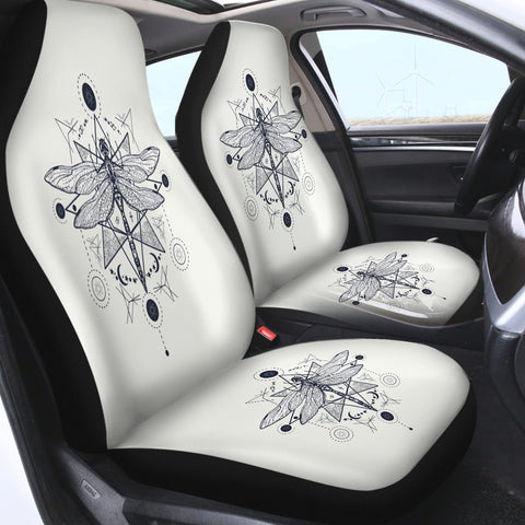 Image of Odonata Zodiac Sketch SWQT3927 Car Seat Covers