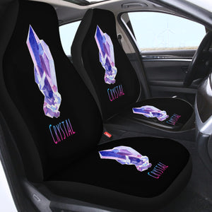 Gradient Blue Purple Geometric Crystal SWQT4126 Car Seat Covers