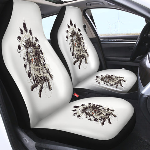 Image of Bohemian Men Fighter SWQT4225 Car Seat Covers