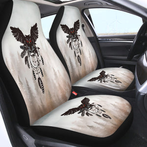 Dark Owl Dream Catcher Forest SWQT4241 Car Seat Covers