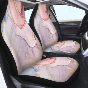 Splash Golden Salmon Pastel SWQT4278 Car Seat Covers