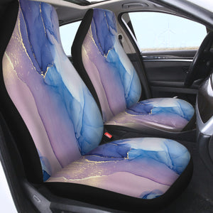 Splash Golden Blue & Purple Indigo SWQT4280 Car Seat Covers