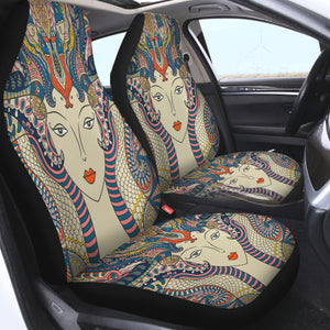 Aztec Snake Lady SWQT4284 Car Seat Covers
