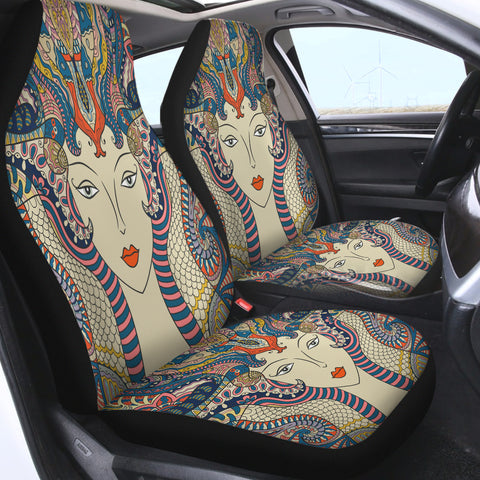 Image of Aztec Snake Lady SWQT4284 Car Seat Covers