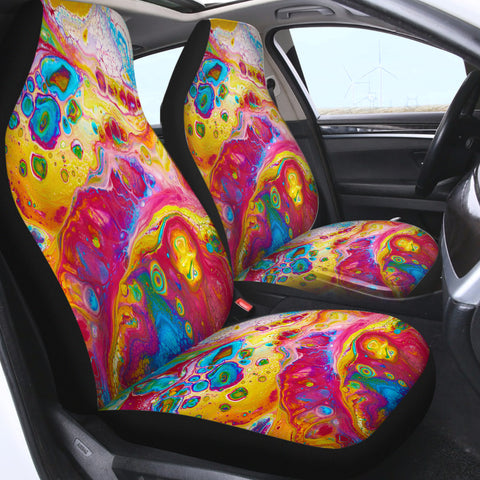 Image of Splash Multicolor Gradient SWQT4297 Car Seat Covers