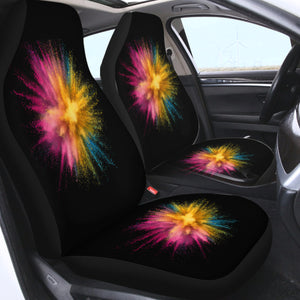 RGB Colorful Splash SWQT4300 Car Seat Covers