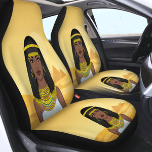 Egyptian Lady in Desert SWQT4303 Car Seat Covers