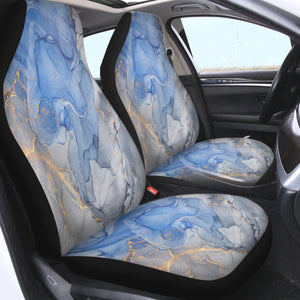 Golden Splash Indigo Blue SWQT4314 Car Seat Covers