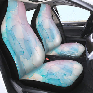 Golden Splash Gradient Blue & Pink SWQT4316 Car Seat Covers