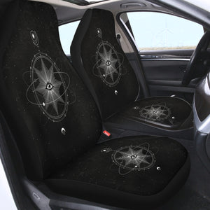 Illusion Galaxy Eye SWQT4322 Car Seat Covers