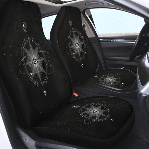 Image of Illusion Galaxy Eye SWQT4322 Car Seat Covers
