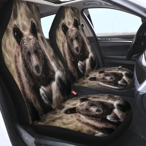 Real Forest Black Bear SWQT4419 Car Seat Covers