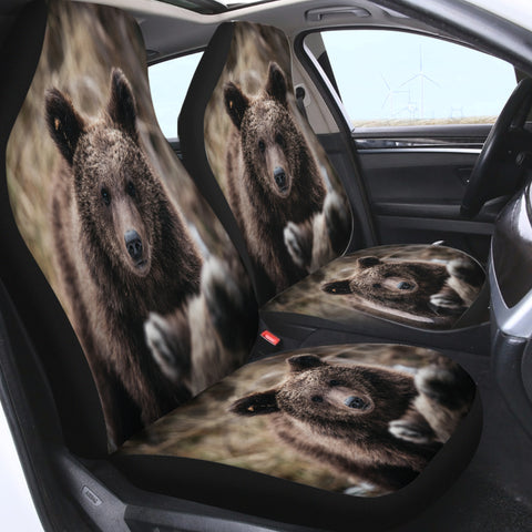 Image of Real Forest Black Bear SWQT4419 Car Seat Covers