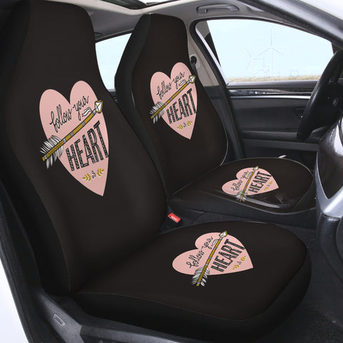 Image of Follow Your Heart - Boho Style SWQT4455 Car Seat Covers