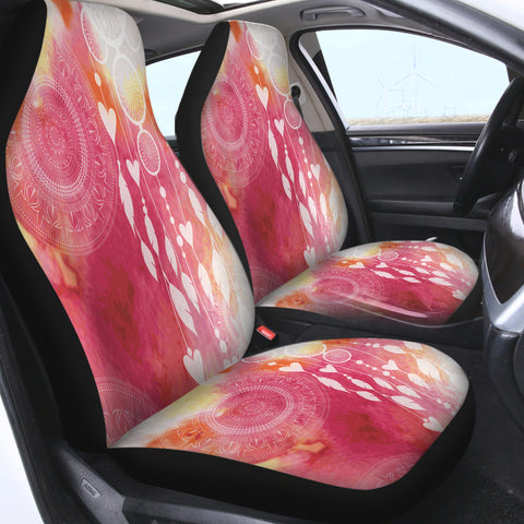 Image of Mandala Dream Catcher Pink Theme SWQT4456 Car Seat Covers