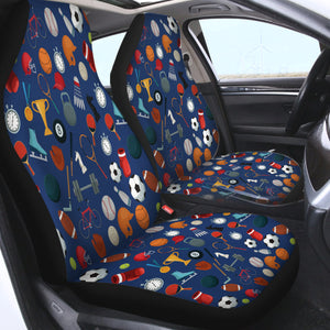 Sports Iconic Illustration SWQT4495 Car Seat Covers