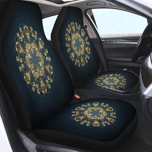 Royal Mandala Navy Theme SWQT4501 Car Seat Covers