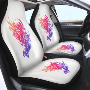 Gradient Color Fight Wings Warrior SWQT4506 Car Seat Covers