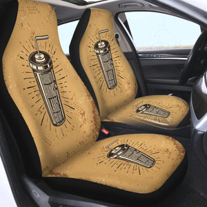 Retro Carbonated Drink Glass SWQT4527 Car Seat Covers