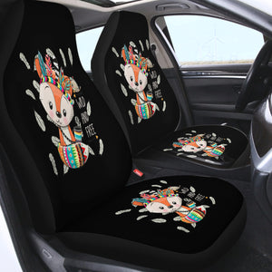 Cute Cartoon Aztec Fox - Wild & Free SWQT4541 Car Seat Covers