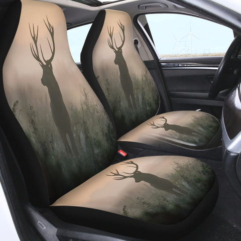 Image of Faded Deer In Forest SWQT4654 Car Seat Covers