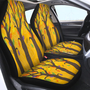 Colorful Leaves & Trees SWQT4729 Car Seat Covers